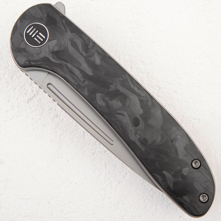 Нож WE Knife Saakshi, 20CV, Titanium Gray/Marble Carbon Fiber - купить в интернет-магазине Blademan